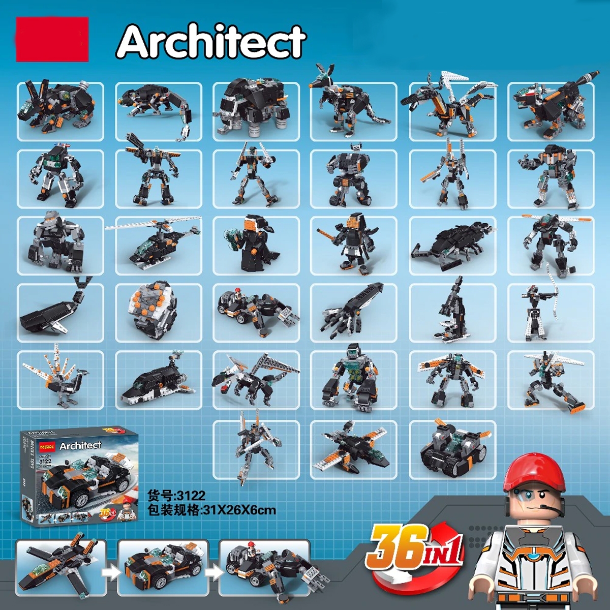 Architect store bricks toys